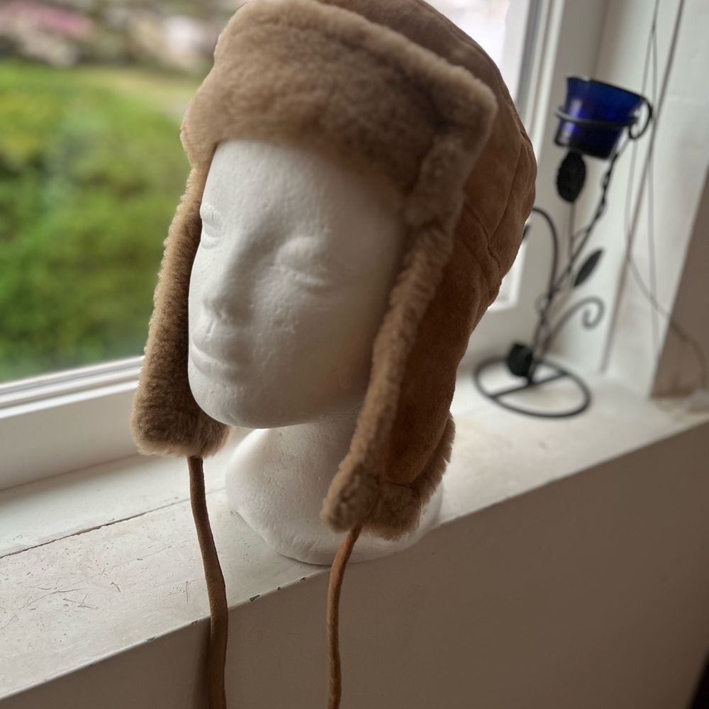Cozy Tan Kids Winter Hat
